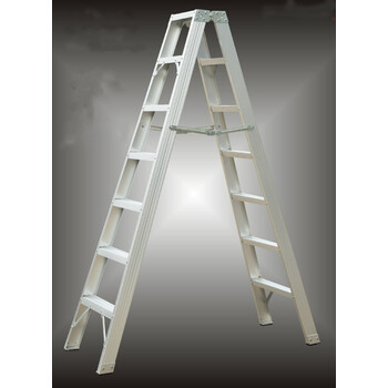 双侧家用人字伸缩工程有认证铝合金折叠梯en131 6级1.