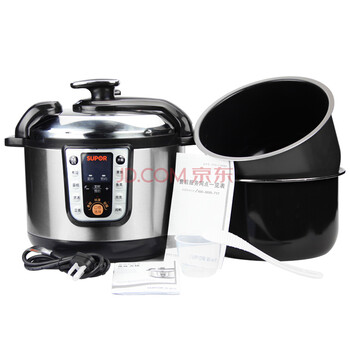 苏泊尔（Supor） 双胆电压力锅 5L/6L 大容量 智能预约电饭煲 煲汤锅 蛋糕锅 6L款