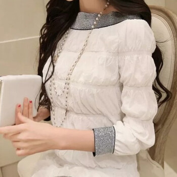 
                                        露奈儿 2017秋冬新款夜店性感女装长袖蕾丝连衣裙修身显瘦打底裙1669 白色 均码                