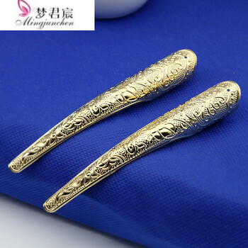 古装古风清朝宫廷手指套护甲套指甲套娘娘延禧攻略宫廷款115cm金色2只