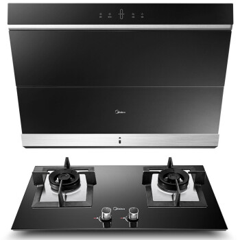 Midea 美的 DJ588R+780B 侧吸式抽油烟机燃气灶套装(天然气)