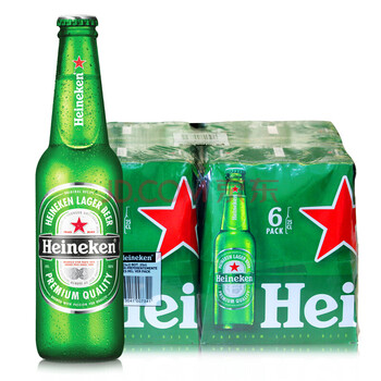 喜力 啤酒 heineken 国产啤酒 瓶装 小星星版250ml*24瓶(好样供)