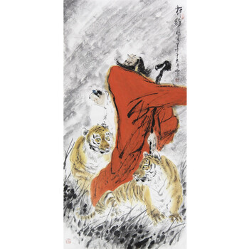 杨西沐  《禅缘》   河南美协06拍卖已结束陈义刚   《春晨》  湖北