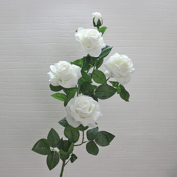 玫瑰花束仿真花落地假花客厅装饰花家居摆设花卉绢花仿真花束单支