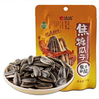 洽洽焦糖味瓜子108g办公室休闲零食恰恰葵花籽葵瓜子洽洽焦糖瓜子 12包 图片价格品牌报价 京东