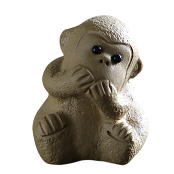 紫砂茶宠手工设计宜兴纯手捏制紫砂茶宠香插动物果蔬雕塑茶道摆件 堵