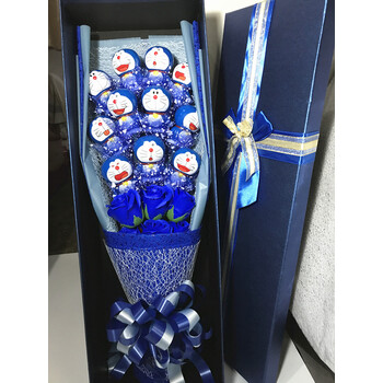 花园)520情人节礼物hellokitty公仔花束机器猫kt猫卡通毕业送女友生日