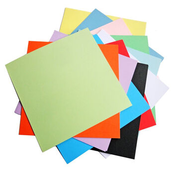 儿童diy手工纸 彩色手折纸 压花机纸 幼儿园剪纸120张/包 18x18cm