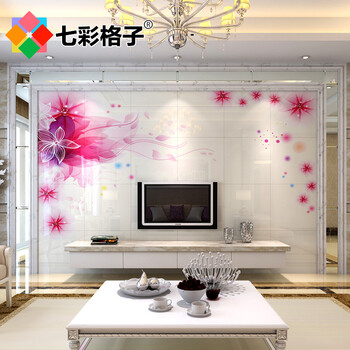 七彩格子 瓷砖背景墙砖现代简约客厅电视背景墙艺术瓷砖陶瓷雕刻画