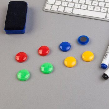 晨光(M&G)Φ28mm强磁粒磁钉 会议白板专用磁扣 办公教学写字板 彩色磁贴吸铁石 48粒装ASC99398 晨光(M&G)Φ28mm强磁粒磁钉 会议白板专用磁扣 办公教学写字板 彩色磁贴吸铁石 48粒装ASC99398