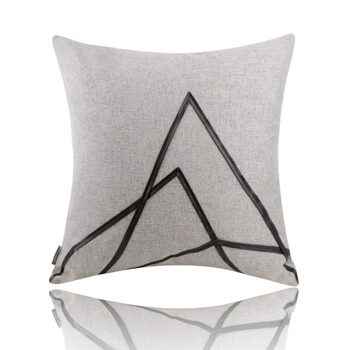 现代简约样板房居家沙发床头抱枕软装靠垫灰色时代界限靠枕 灰色 50