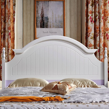 2018新款床头韩式床头板软包烤漆简约现代单双人地中海床屏床靠背定制