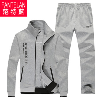 卫衣男女套装春季情侣套装春装男装运动服套装男女春秋冬上新棒球服新款韩版薄开衫休闲长袖外套 灰色(女) L