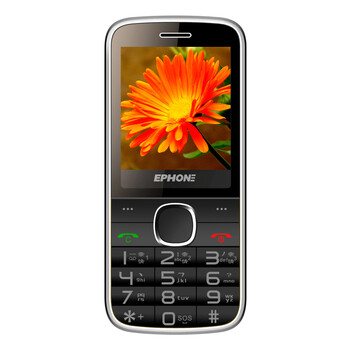 易丰（Ephone）E61VS 电信2G老人手机 黑色