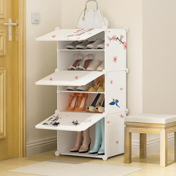 防尘鞋架多层鞋柜简易简约现代组装经济型家用门厅柜省空间鞋柜 1列5