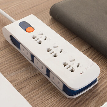 家用多功能开关电源插座带线排插插线板多孔插板拖接延长线大功率 9位