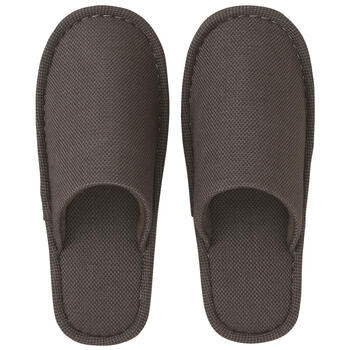 muji 棉方平组织eva鞋底 左右通用拖鞋 棕色 xl 26.5-28cm用