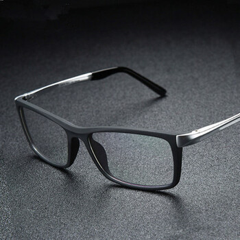 智能变色多焦点老花镜男 新款时尚全框看远看近视两用变焦男士双光