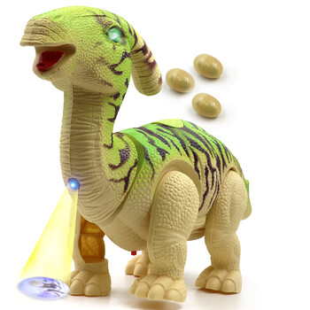 永聚乐 电动下蛋恐龙玩具 会走路下蛋投影的霸王龙腕