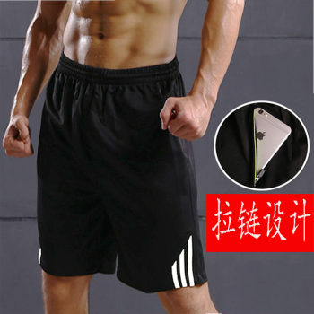 RE-HUO运动裤男跑步健身裤足球训练裤速干羽毛球裤网球裤乒乓球裤子 813白色 M