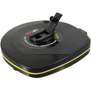 得力(deli)30m耐用皮卷尺操场盘式皮卷尺软尺测量尺子 8218 黑色 得力(deli)30m耐用皮卷尺操场盘式皮卷尺软尺测量尺子 8218 黑色