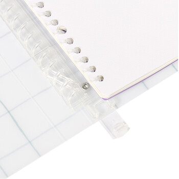 国誉(KOKUYO)格子印象B5活页本学生Campus笔记本子附5色索引分隔页 40张 灰色 WSG-RULP11MM