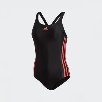 阿迪达斯(adidas)女子大码舒适遮肚性感修身显瘦保守三角连体泳衣 cv