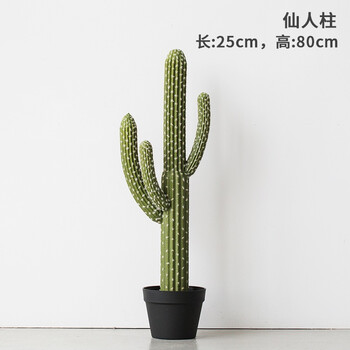 大型仿真仙人掌摆件北欧植物室内假盆栽客厅落地仙人柱球装饰盆景