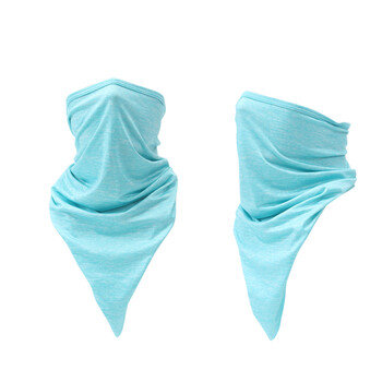 围脖套帽子自行车头巾透气速干钓鱼防晒脸基尼冰丝三角巾防晒面巾男