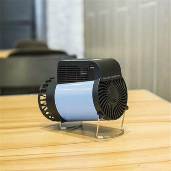 掌上空调制冷制热户外充电式随身空调小空调迷你风扇制冷 天蓝色