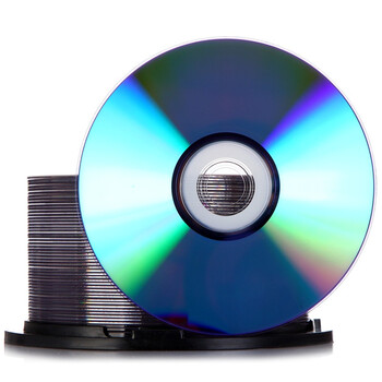 紫光DVD-R 盘面可打印/空白光盘/刻录盘 炫彩可打印系列 16速4.7G 桶装50片