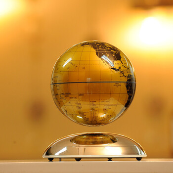 磁悬浮地球仪创意自转6寸球体办公室桌面摆件创意工艺品礼品饰品 6寸
