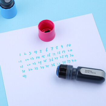 旗牌（Shachihata）Artline 隐私保护合同快递涂抹 保密印章胶棒 涂抹章 浅蓝 ZSG-A1/H