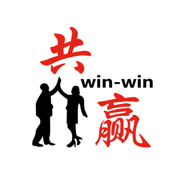 励志标语合作共赢墙贴画公司企业文化墙贴纸办公室装饰3d立体墙贴