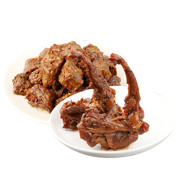 保鲜装鸭肉组合鸭脖 鸭锁骨460g江西特产卤味肉类零食小吃