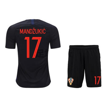 2018国家队克罗地亚球衣10号莫德里奇主场17号曼朱基奇客场足球服