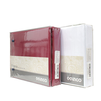 
                                        亲亲购（QQINGO）床品florence系列纯棉60支贡缎纯色加厚枕套白色灰色米色 1对 闲情咖                