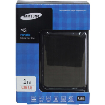 三星（SAMSUNG）M3系列 高性能USB3.0移动硬盘 1TB