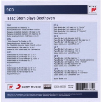 {SONY} CD ˹ضıƷ9CD Isaac Stern Plays Beethoven