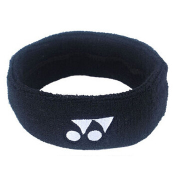 尤尼克斯尤尼克斯头带吸汗带束发带 yy男女运动吸汗防滑棉制护具羽毛球棉 AC258EX 黑色 1条装