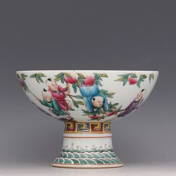 粉彩婴戏碗品牌及商品- 京东