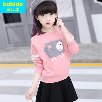6儿童低领毛衣8春季7打底衫10女童套头针织衫13女孩子12岁小学生5