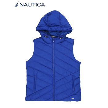 诺帝卡 NAUTICA 女士 新款 羽绒背心 43TC10 蓝色 40P S