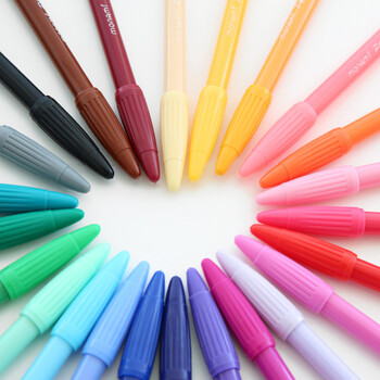 慕娜美3000 水彩笔彩色水性笔中性笔勾线笔纤维笔文具 酒红