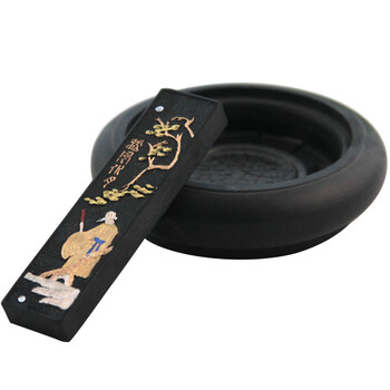 芬尚 文房四宝之墨条 一两净烟 千秋光 学生墨锭墨块 固体墨条学生初学者书法书画练习用品