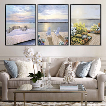 火烈鸟客厅装饰画现代简约餐厅三联挂画卧室床头壁画 0455-b1 b2 b3