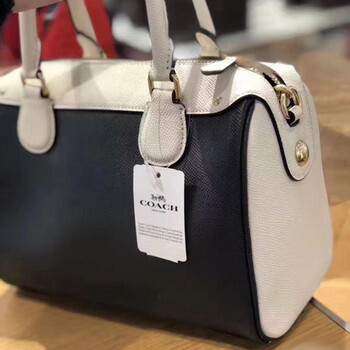 2018新款女包代购新款小蜜蜂波士顿单肩包水桶包枕头包 海蓝色 白