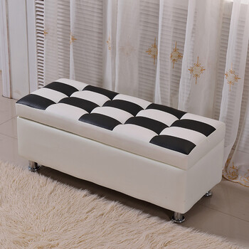 现代简约换鞋凳服装店沙发创意长条沙发凳矮试鞋凳长沙发凳皮凳子 不