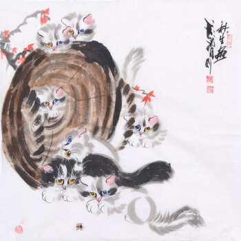 杨秋生 当代画猫大家,齐鲁书画研究研院画家,山东省书画艺术促进会