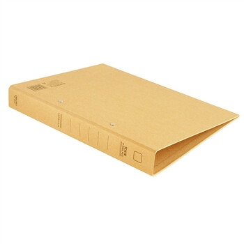 牛皮纸文件夹a4 d型2孔资料整理收纳夹资料夹二孔活页夹